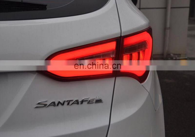 Led Rear Lamp For Hyundai New Satafe Tunning Taillight For Ix45 Red And Smoke Color Suv
