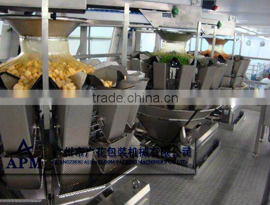 Automatic peanuts packaging machine system