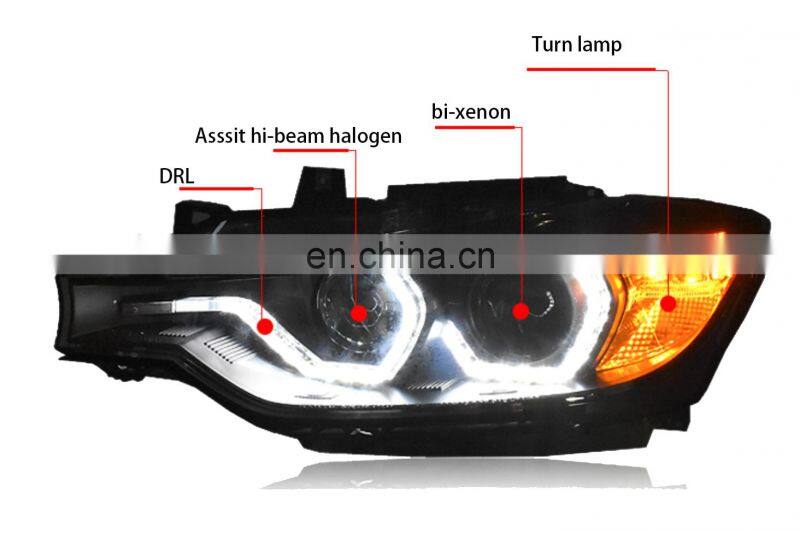 upgrade LED headlamp for F30 F35 318 320 325 328 330 335 2013-2015 original lamp halogen type/HID TYPE
