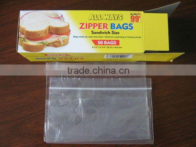 Hot Sale Grip Seal Bags Deli Food Saddle Bags Saddle Ziplock Bags Disposable Freezer Food Packaging bags