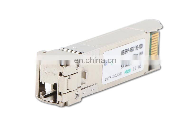 Brand Compatible 10G SFP+ BIDI 1270/1330nm 10km 20km simplex LC optic transceiver module