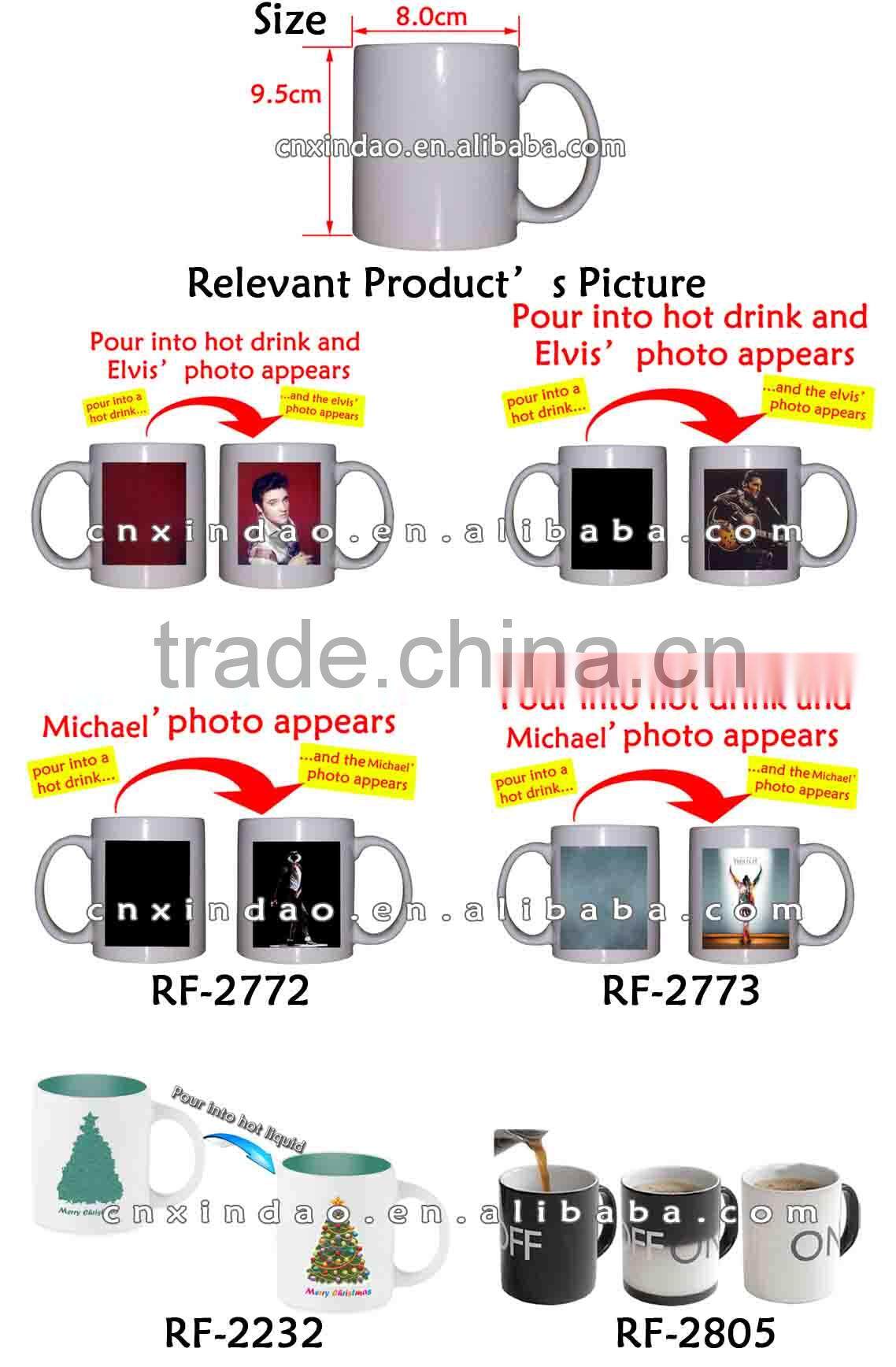 11oz Can Shape Porcelain Coffee Mug for Sensitive Color Changing Mug