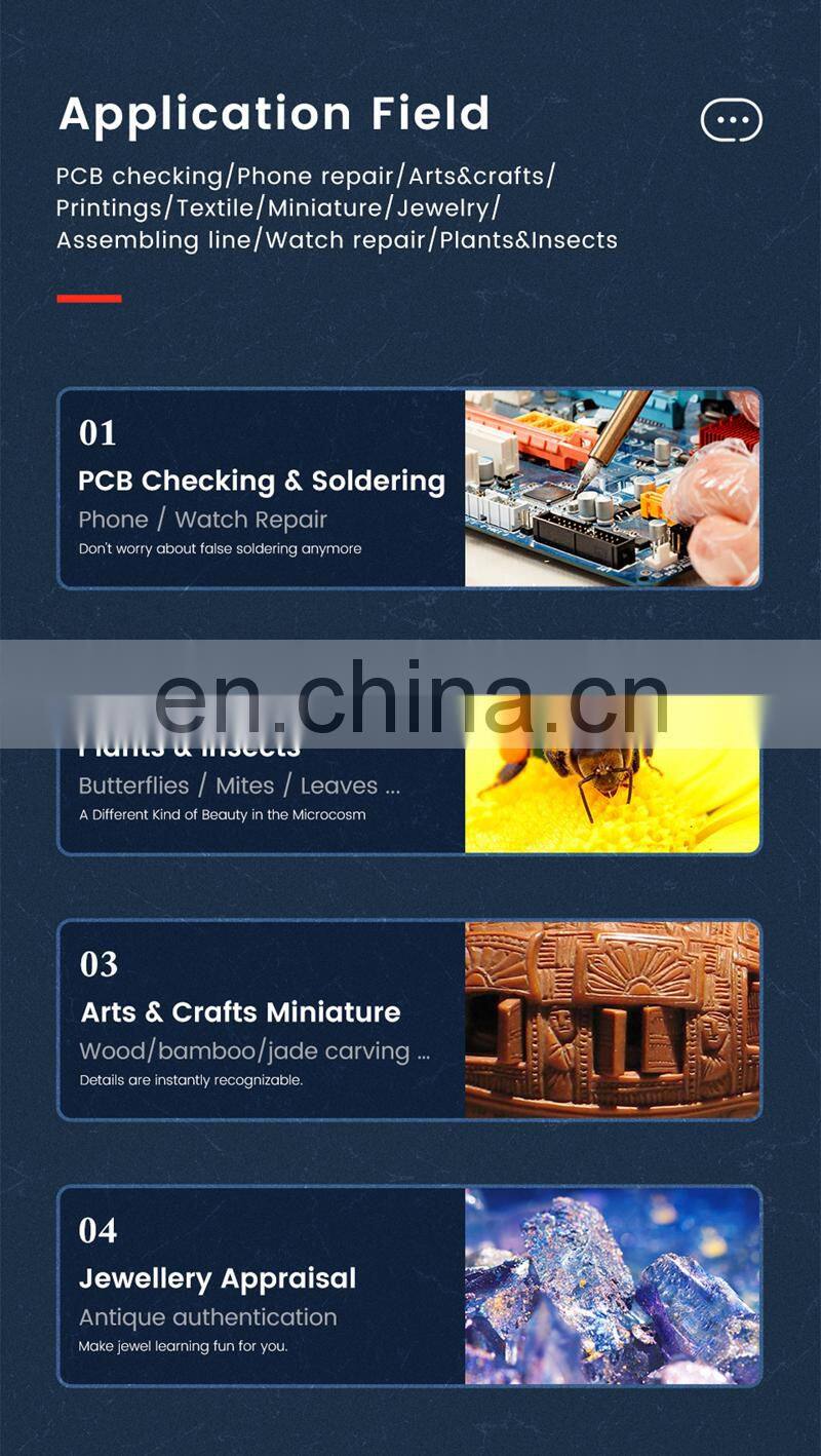 Andonstar AD1605 14MP 4K Ultra High Definition Electronic Microscope with 150X Industrial Microscope Camera Magnifier