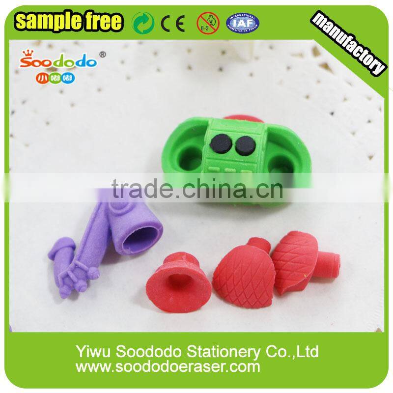 Musical Instruments Shaped Erasers for Kids