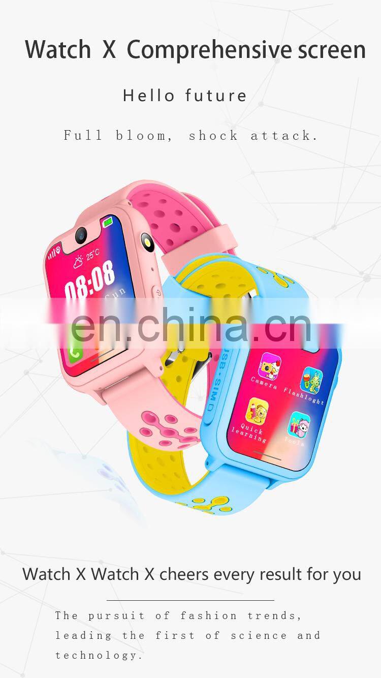 2018 hot selling Sim card lbs SOS smart watch Q6 tracker kids smartwatches with gps tracker
