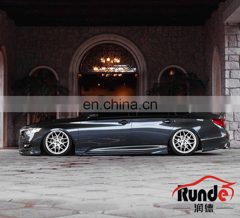 Runde Auto Car Accessories PP Material Body Kit With Front Rear Lip Warp Angle For Honda 10th generation Accord body kit