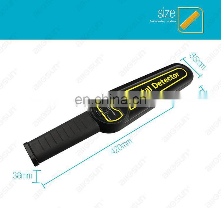 All-sun TS92Handheld Body Scanner Wand Metal Detector Security Check Adjustable High Sensitivity with Rechargeable Battery