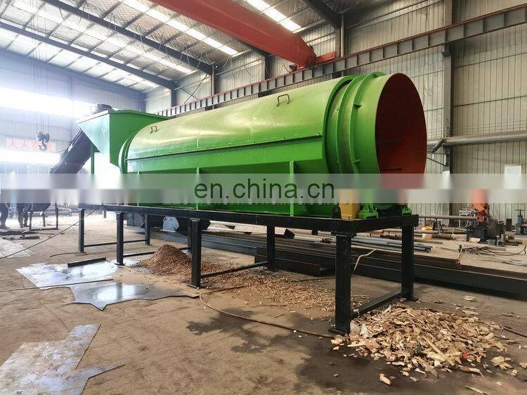 High Efficiency Mobile Woodchip Sawdust Trommel Screen Best Price Hot Sale