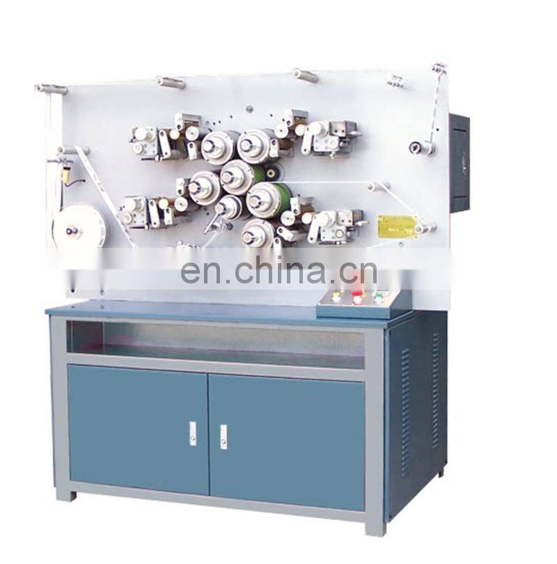 UGS1007 double side seven colors automatic Cloth trademark printer, garment label rotary printing machine price