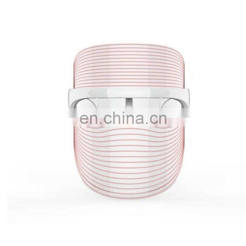 3 Color LED Light Photon Face Neck Rejuvenation Skin Facial Therapy Wrinkle