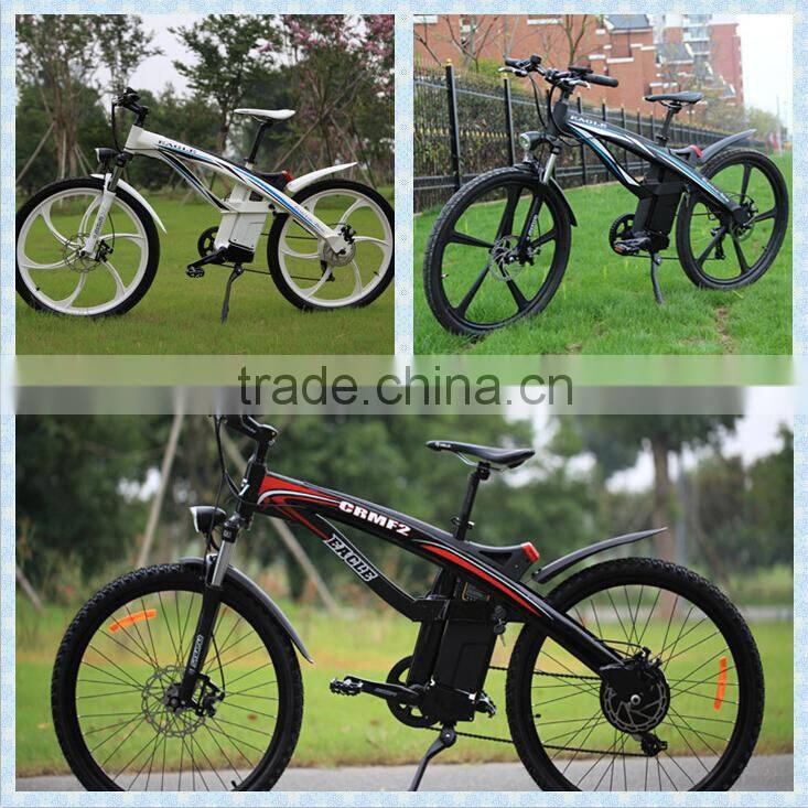 electric bicycle brushless motor kit with lithium battery
