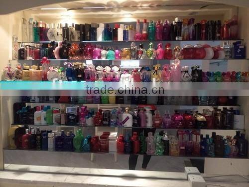 Empty perfume glass bottle with sprayer / Middle east series perfume glass bottle in different shapes