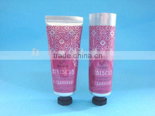 PE plastic tube for lip gloss with UV screw cap