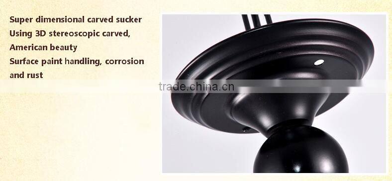 2016 new wrought iron candle chandelier