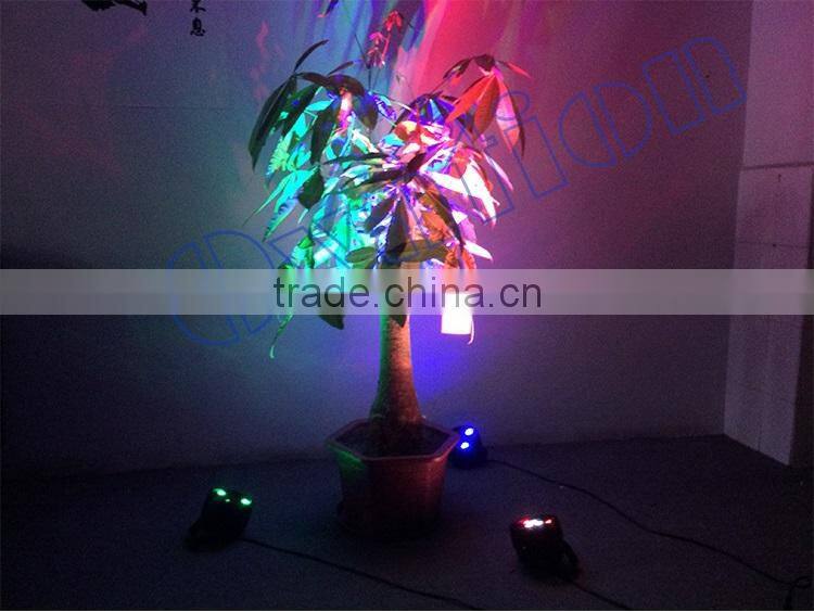 chinese lamps Guangzhou 12pcs*1W RGBW color changer led par light