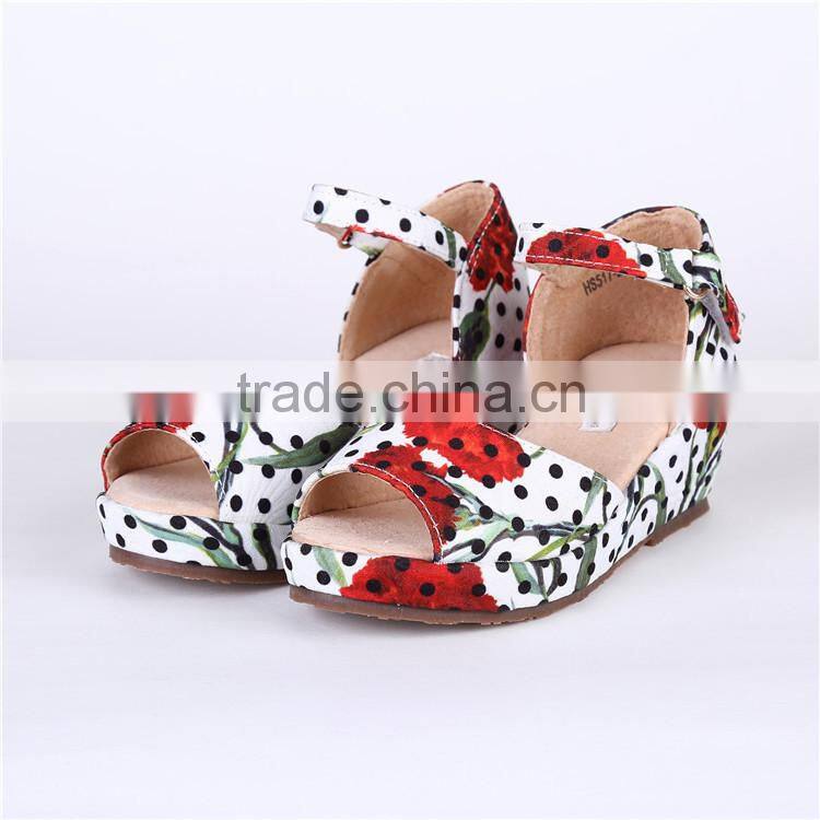2015 Hot Fashionable Kids Shoes Princess Dress Up Shoes Slipsole Sandal For Girls
