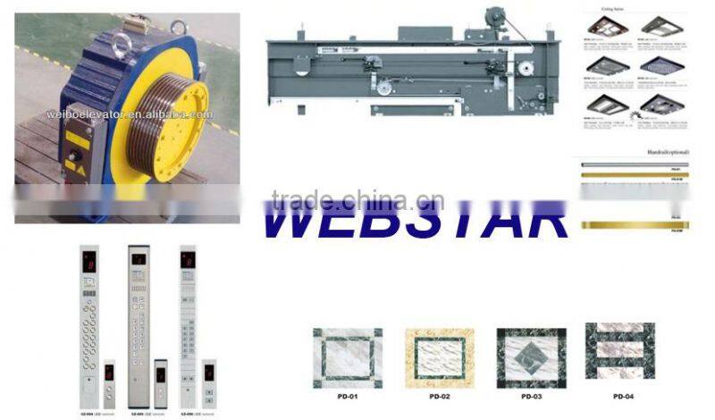 Passenger lift with patent machine MMR