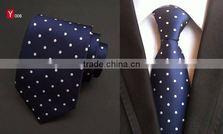 100% Silk Man's Dot Solid Tie Causual Business Wedding Party Luxury Necktie