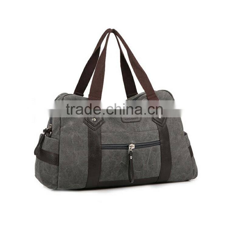Wholesale New Fashion Travel Tote Shoulder Men Canvas Bag