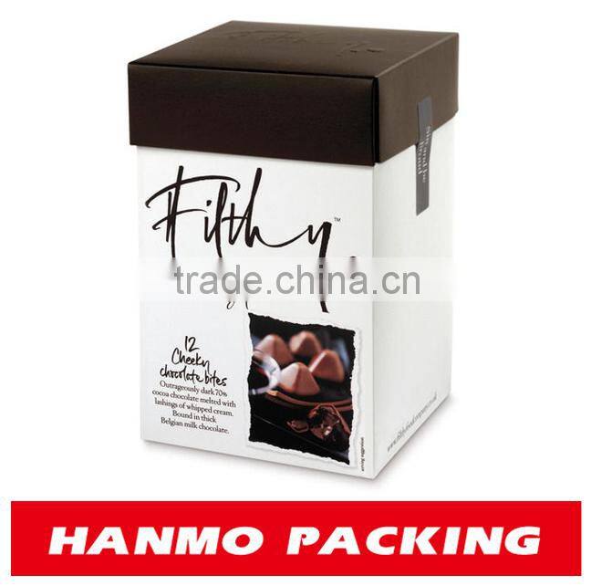 eco custom chocolate paper box payment asia alibaba factory produce