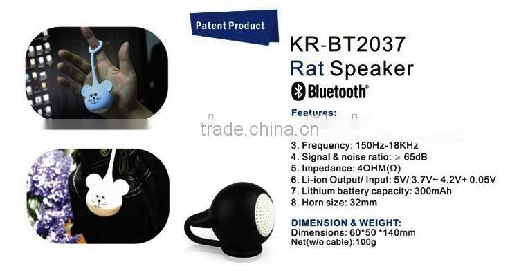 Promotional mini Mickey bluetooth speaker, lovely mickey speaker, mini mickey speaker