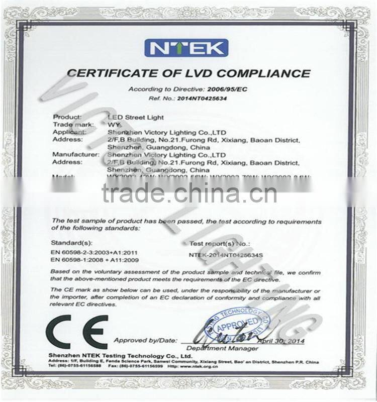 IP65 highway lamp 120w led street light external storage battery