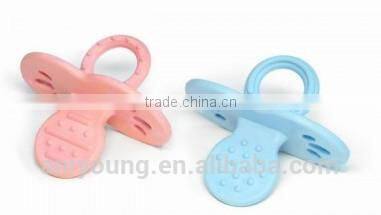Gentle Silicone Baby Teether, Pacifier Led Factory, Baby Pacifiers