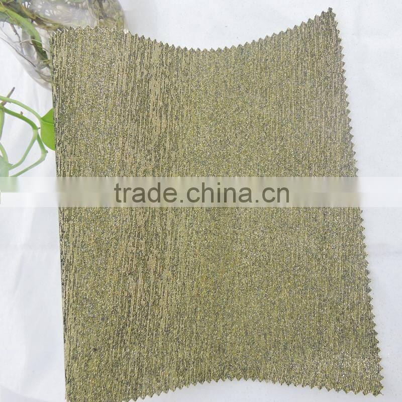 two tone fabric mesh with glitter powder for bags women