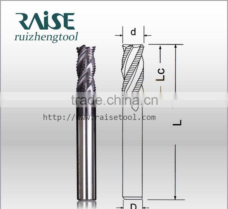 carbide roughing end mill / milling cutter