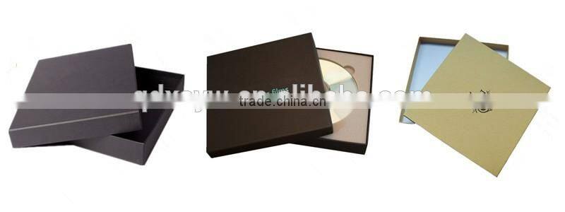 Hot Sale CD Cardboard Packing Box With Lid For Wedding Films