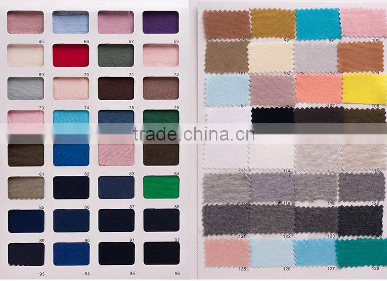 2016 Special Supply 100% Cotton Slub Knitted Hosiery Fabric 2*2 rib