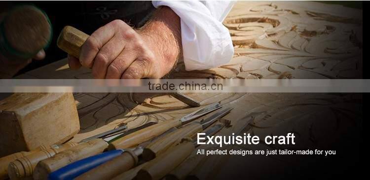 China elegant pure mahogany solid wood door