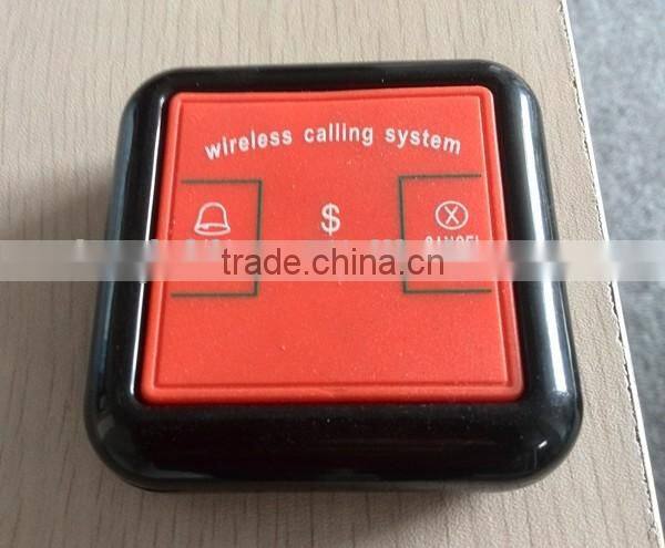 Wireless Guest Paging System -NEW Table Wireless Call Bell Made In China For Cafe/Coffee Paging CE Passed