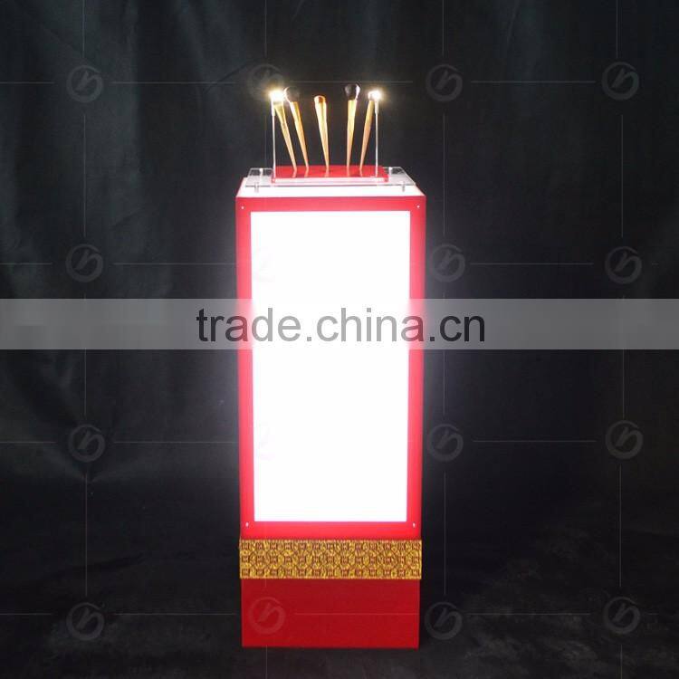 high quality LED acrylic cosmetic display stand