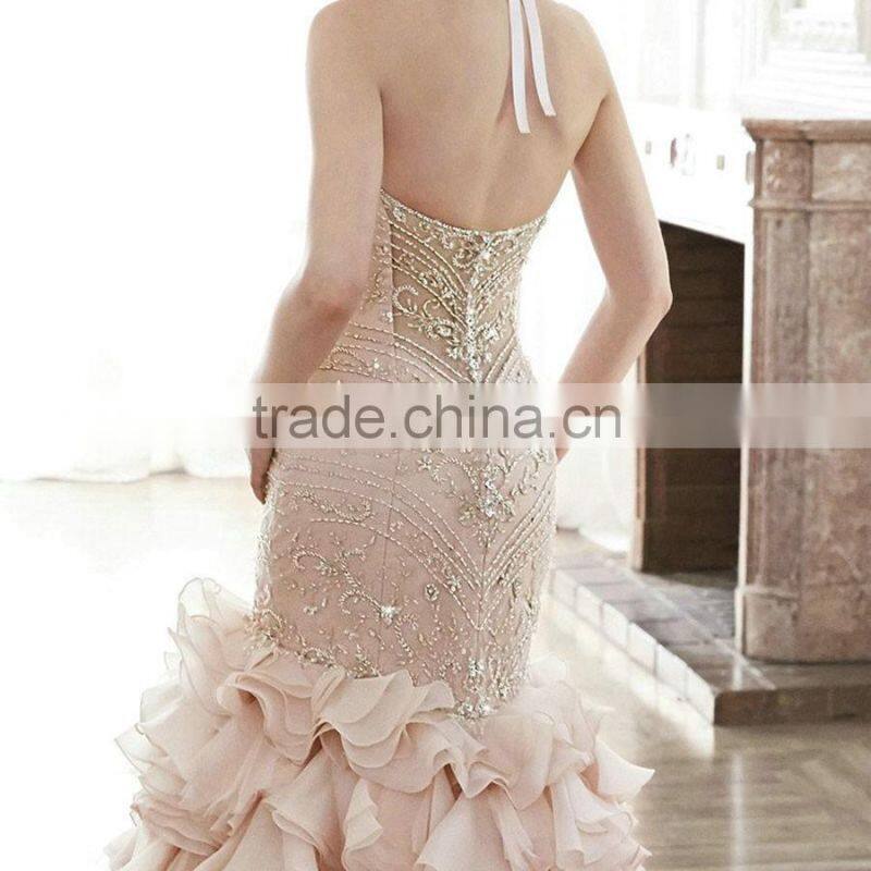 Embroidered Bridal Gowns Most Popular Design Ruffle Organza Bridal Gowns Designs