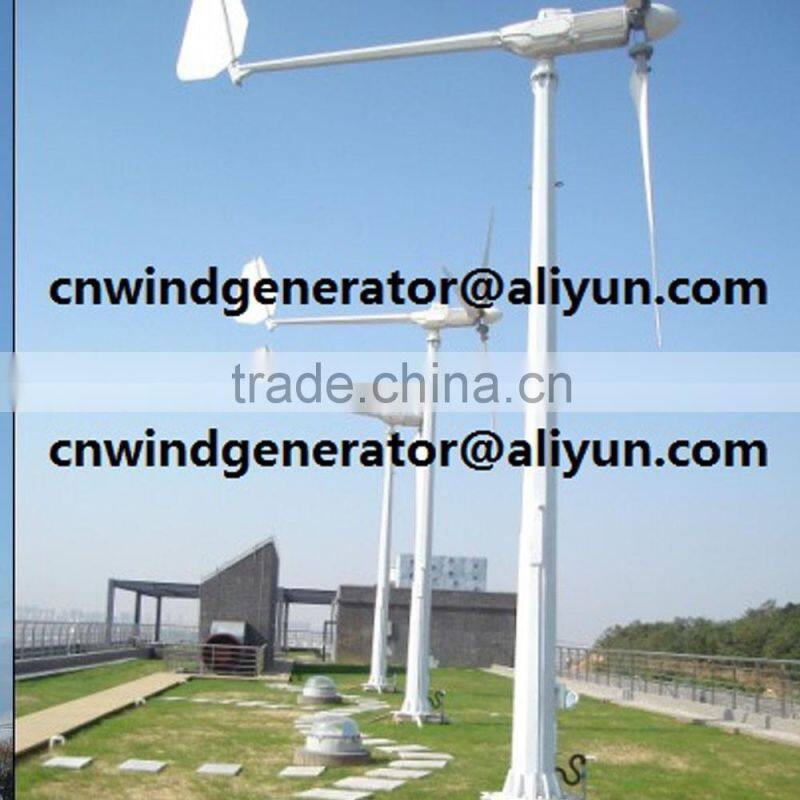 China SWT Manufacture: 5kw wind turbine generator with 5m/6m FRB blades rotor, 10m/s rated wind speed