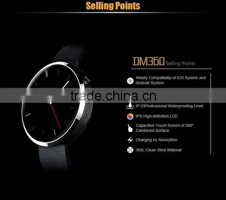 Smart watch hear rate DM360 Fitness tracker DM360 For ios and android smart watch hear rate dm360