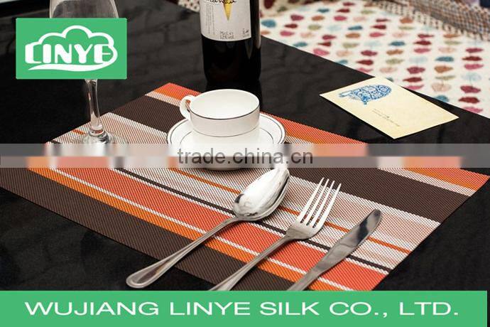 various kinds of enviromental PVC mats for glass/ plate/forks/knife