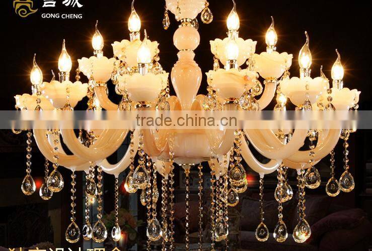 Baccarat Style Luxury Crystal Chandelier in Multiple Colors