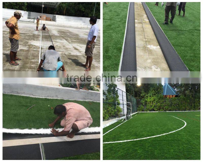 outdoor football artificial grass for futsal soccer pitch build