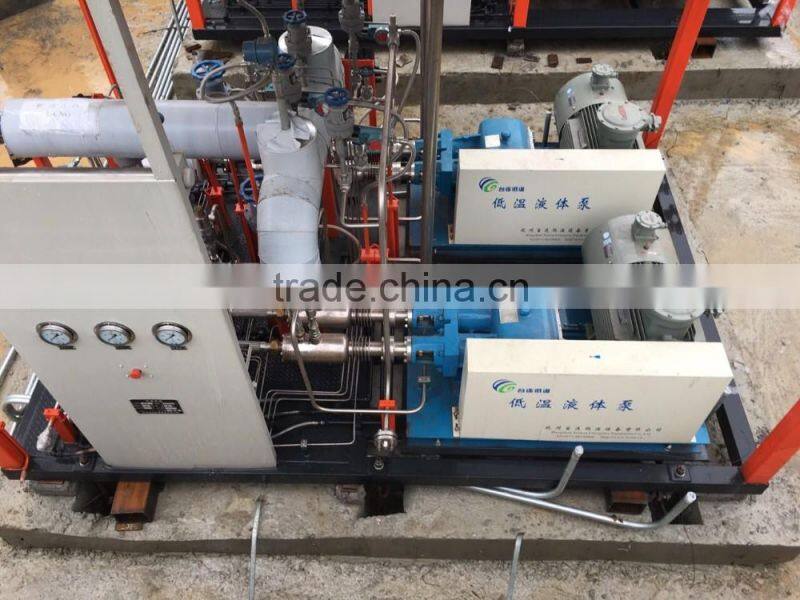 20---40 CBM/h filling quantity LNG immersed pump skid