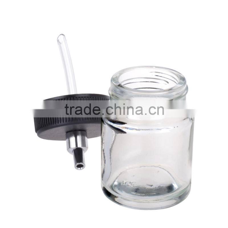 2pcs/lot Air Brush Glass Bottle Jar AS-41