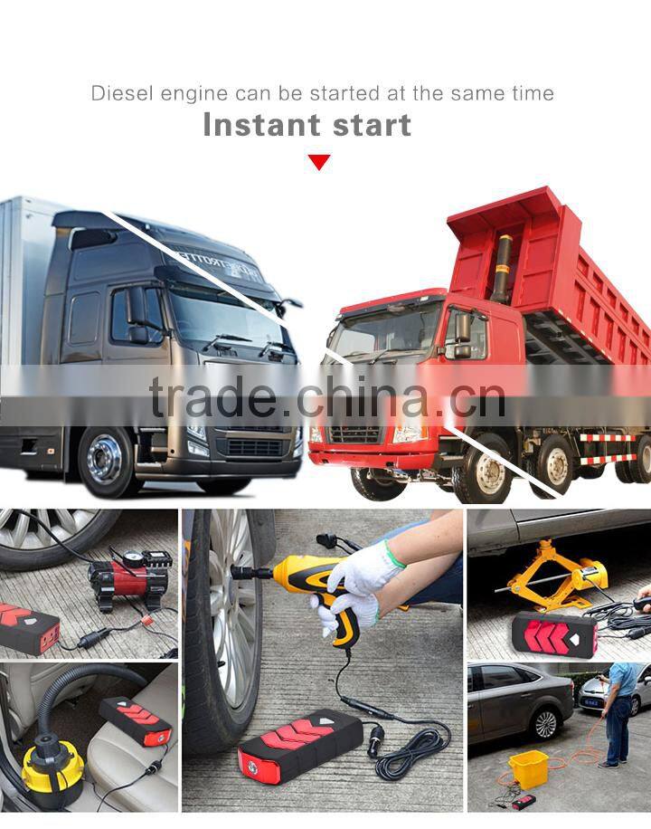 12000mAh emergency starting power supply for automobile