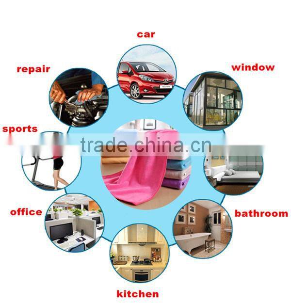 High Water-Absorbent Microfiber Car Clean Towel and Cloth