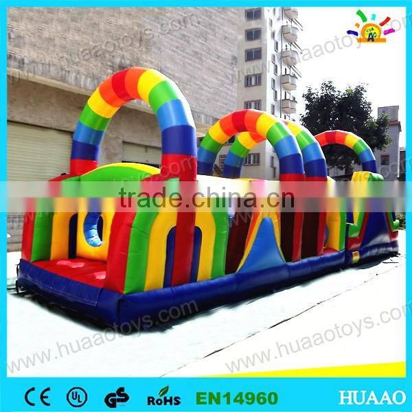 Commercial inflatable adult obstacle course