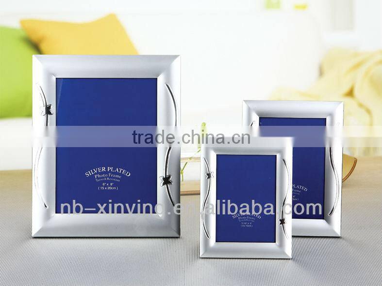 wholesale price 7 "x5" aluminum photo frame for home decoration
