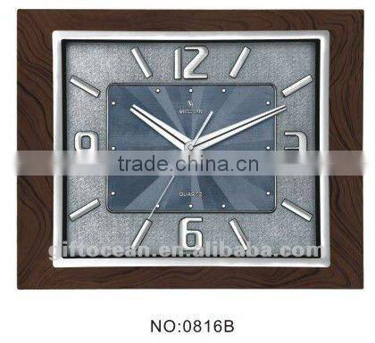 Noble LED light analog wall clock, hotel LED wall clock