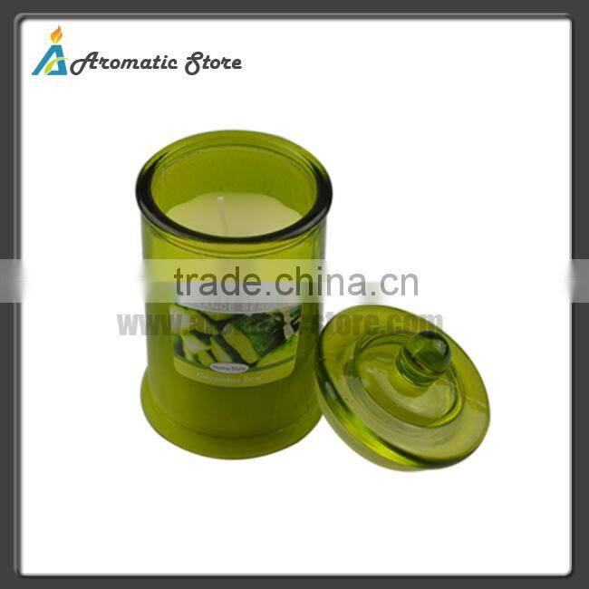 Home fragrance soy scented glass candle