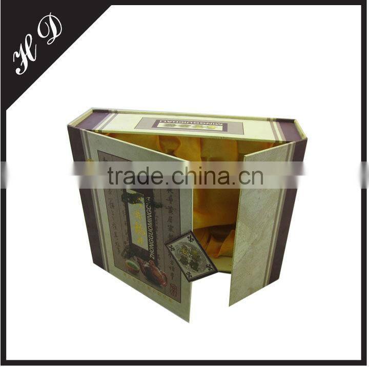 2014 Double Door Custom Wood Tea Box Wholesale