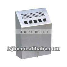 JHC-7015 Outdoor unique design stainless steel/cast iron Wall Mounted Ashtray Bin